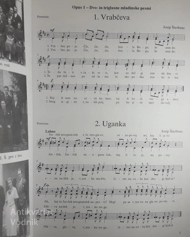 ZBRANE SKLADBE, Josip Šterbenc