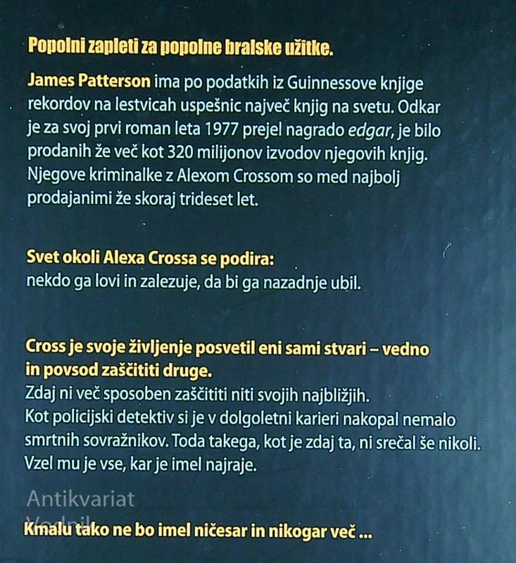 PRISEGA, James Patterson