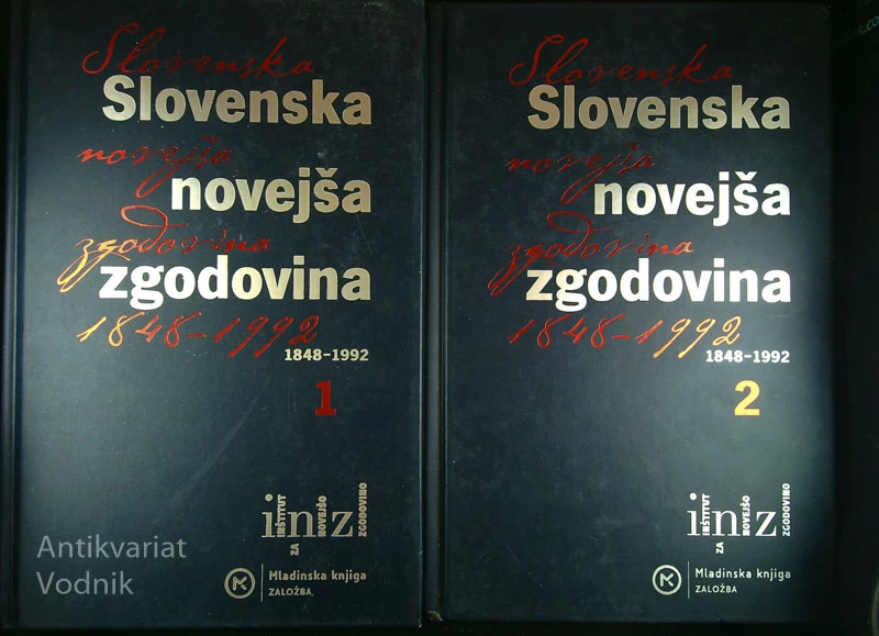 SLOVENSKA NOVEJŠA ZGODOVINA 1848-1992; 1. in 2. del