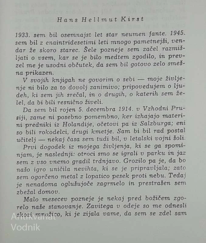 08 – 15, Hans Hellmut Kirst (1. do 3. del)