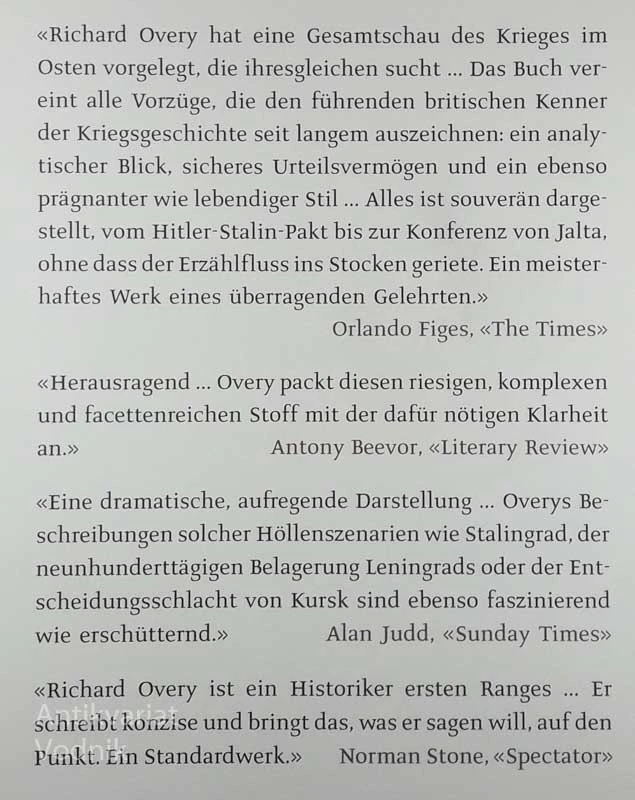 RUSSLANDS KRIEG 1941-1945, Richard Overy