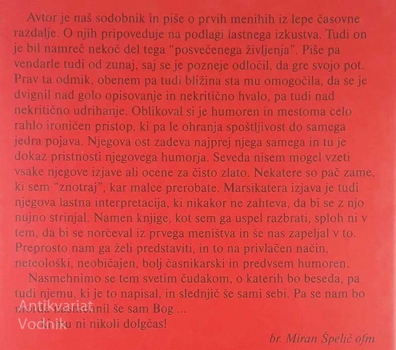 KO VERA ŠE NI BILA DOLGOČASNA, Hans Conrad Zander