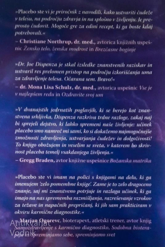 PLACEBO STE VI, Joe Dispenza