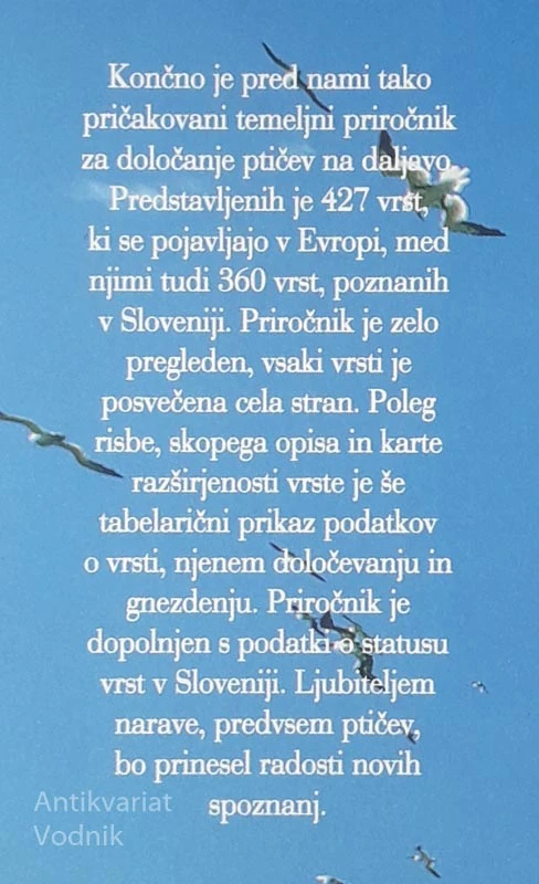 PTIČI SLOVENIJE IN EVROPE, John Gooders