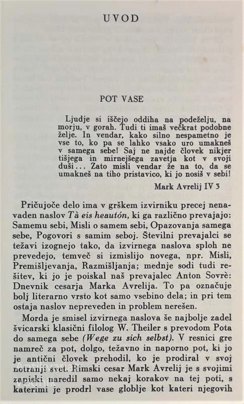 DNEVNIK CESARJA MARKA AVRELIJA