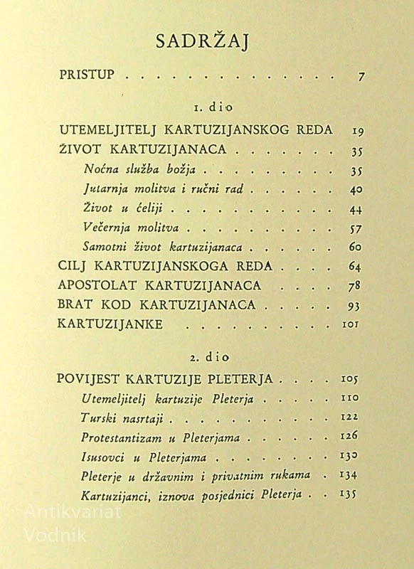 KARTUZIJANCI; KARTUZIJANCI IN KARTUZIJA PLETERJE
