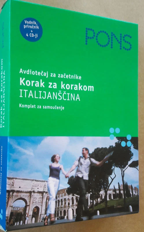 ITALIJANŠČINA (PONS), Avdiotečaj za začetnike, komplet za samoučenje