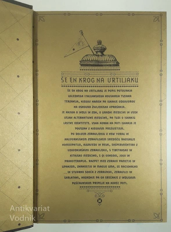 ŠE EN KROG NA VRTILJAKU, Tiziano Terzani