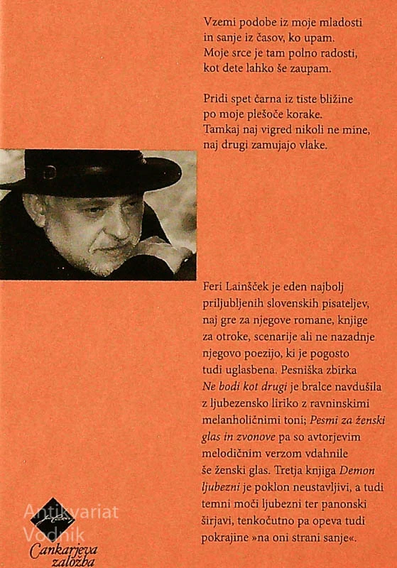DEMON LJUBEZNI, Feri Lainšček