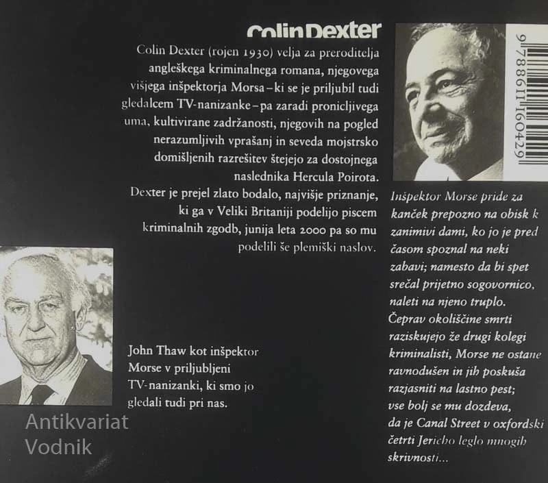 SMRT V JERICHU, Colin Dexter