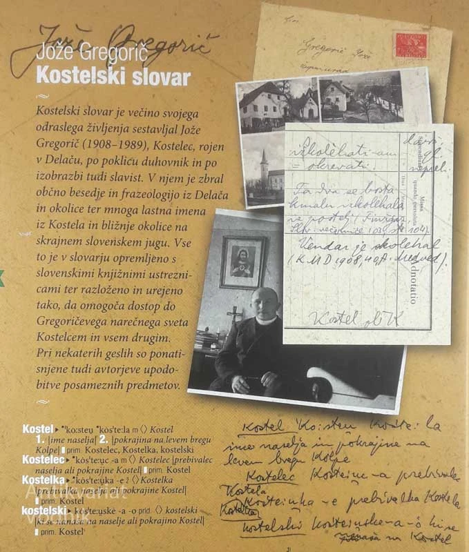 KOSTELSKI SLOVAR, Jože Gregorič