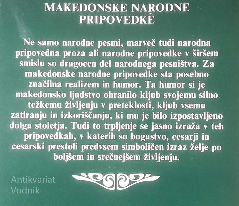 MAKEDONSKE NARODNE PRIPOVEDKE