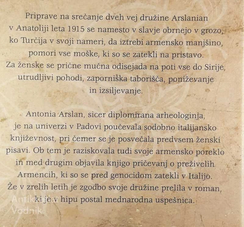 PRISTAVA ŠKRJANČKOV, Antonia Arslan