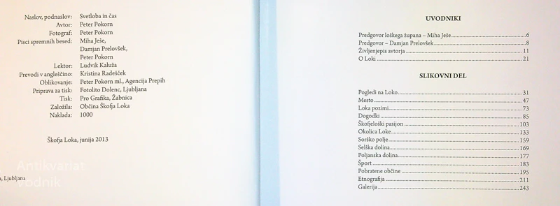 SVETLOBA IN ČAS, Peter Pokorn