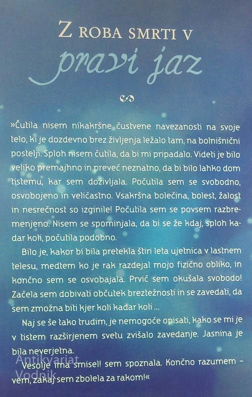 Z ROBA SMRTI V PRAVI JAZ, Anita Moorjani