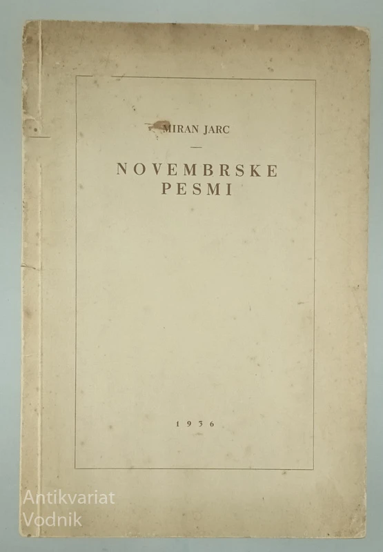 NOVEMBRSKE PESMI, Miran Jarc
