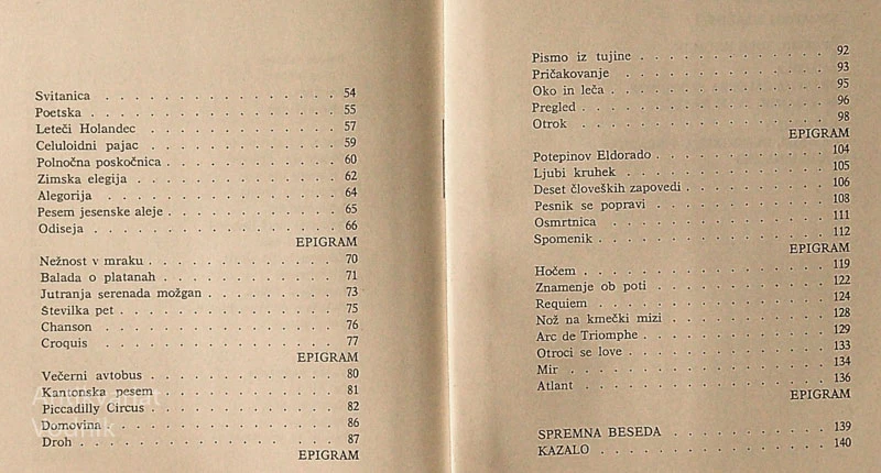 SEMAFORI MLADOSTI, Janez Menart