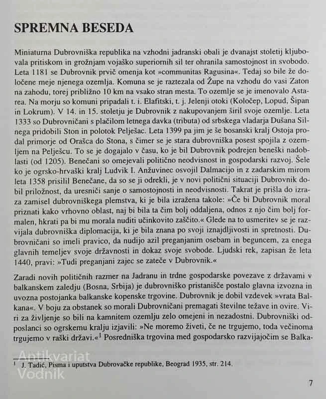 POSLOVNA USPEŠNOST TRGOVCEV V SREDNJEVEŠKEM DUBROVNIKU, Ignacij Voje