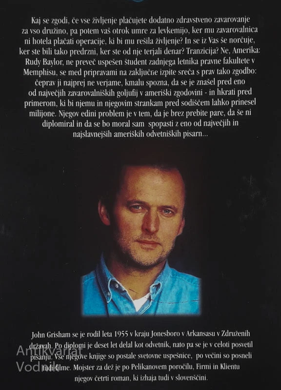 MOJSTER ZA DEŽ, John Grisham