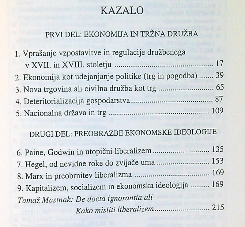 EKONOMSKI LIBERALIZEM, Pierre Rosanvallon