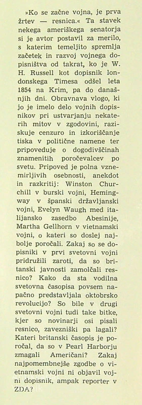 PRVA ŽRTEV, Phillip Knightley