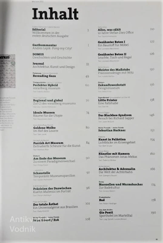 DOMUS, MAI-JUNI 2013
