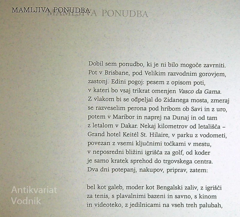 PARNIKI V DEŽJU, Marjan Strojan