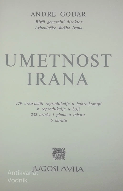 UMETNOST IRANA, Andre Godar