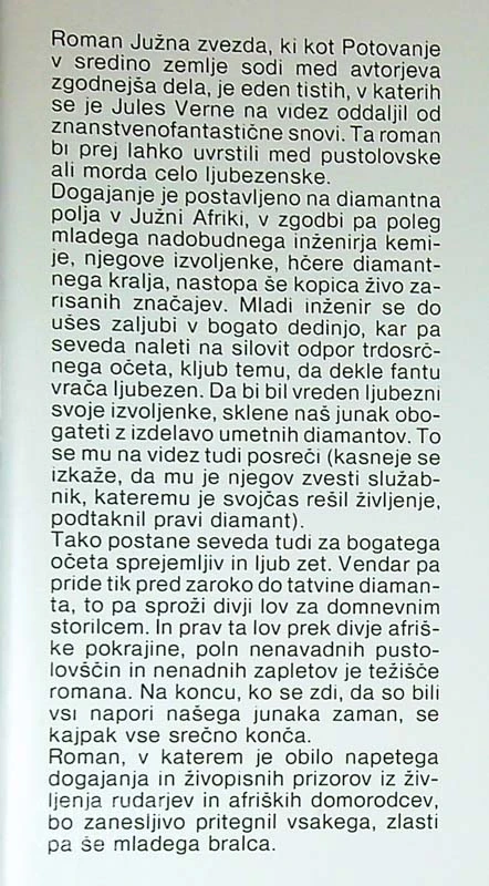JUŽNA ZVEZDA, Jules Verne