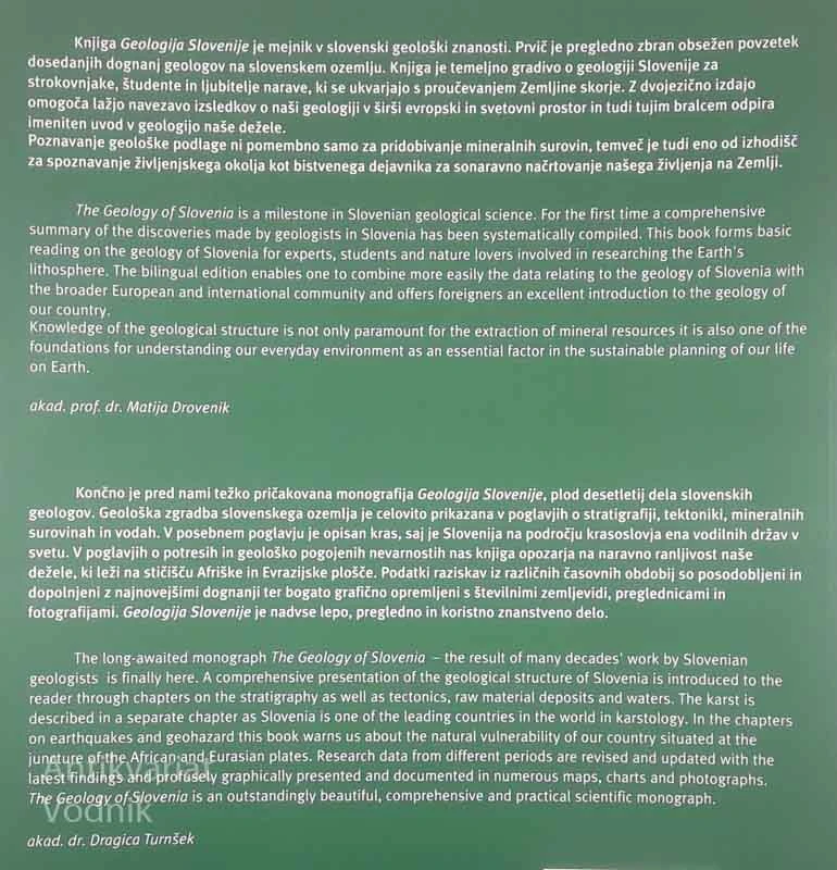 GEOLOGIJA SLOVENIJE/THE GEOLOGY OF SLOVENIA, več avtorjev