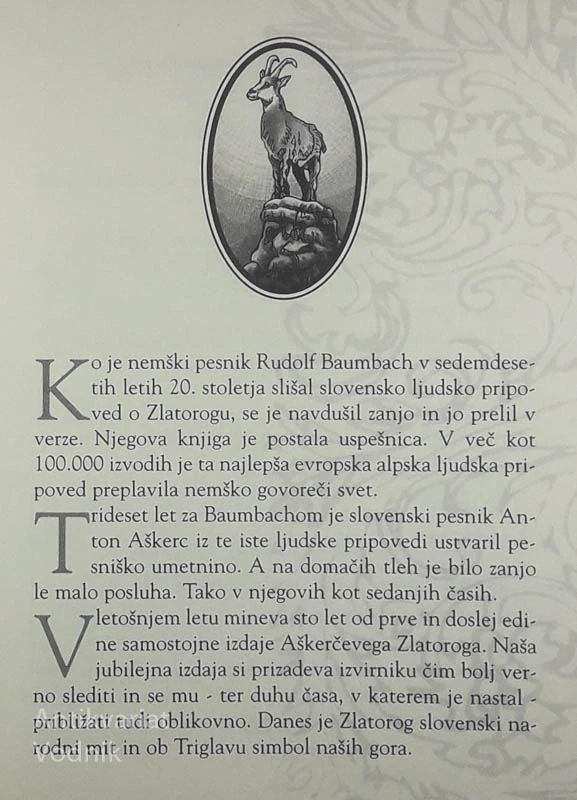 ZLATOROG, Anton Aškerc