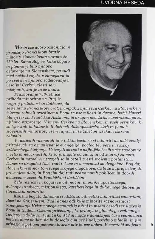 MIR IN DOBRO, Slovenski minoriti danes