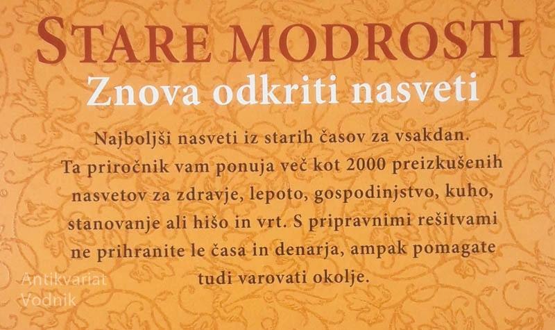 STARE MODROSTI; ZNOVA ODKRITI NASVETI