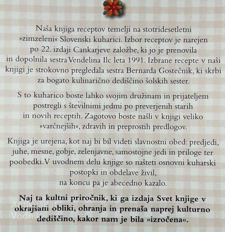 KUHARICA S. FELICITE KALINŠEK, s. Vendelina Ilc