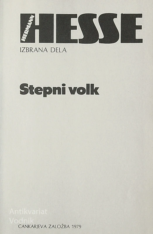 STEPNI VOLK, Hermann Hesse