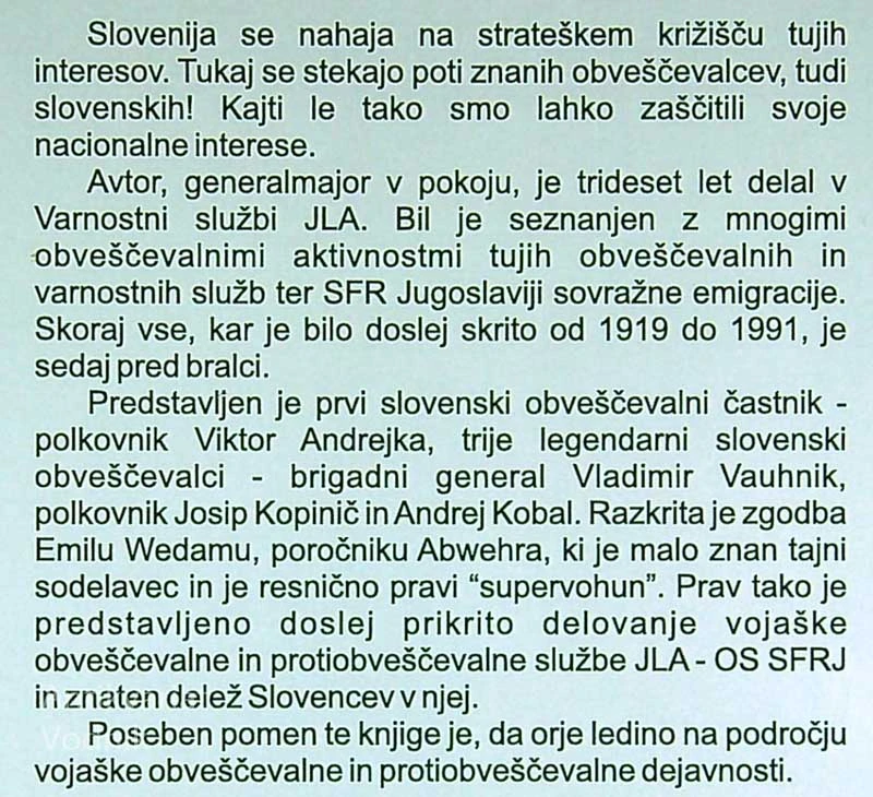 LEGENDARNI SLOVENSKI OBVEŠČEVALCI, Marjan F. Kranjc