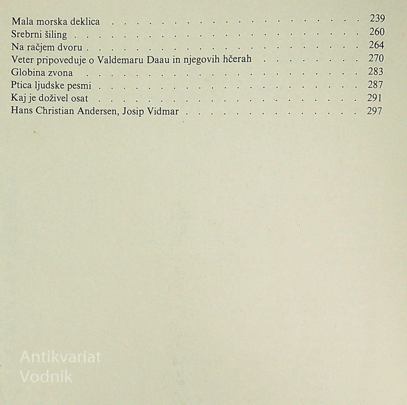 ANDERSENOVE PRAVLJICE (ilustrirala Lidija Osterc)