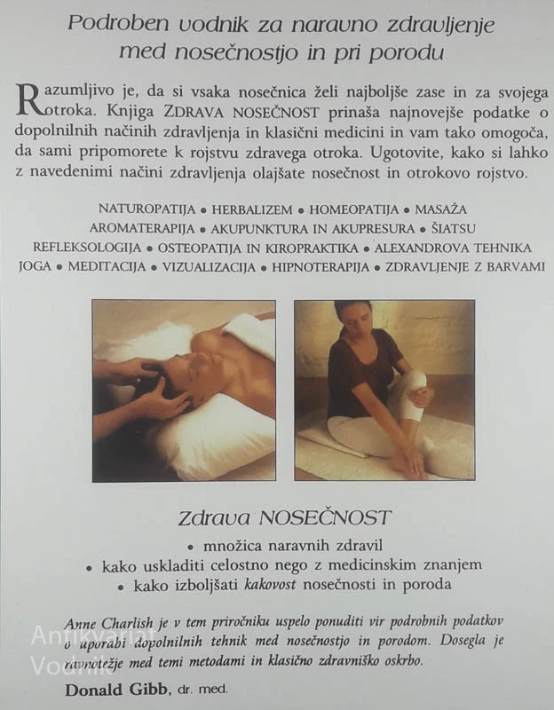 ZDRAVA NOSEČNOST, Anne Charlish