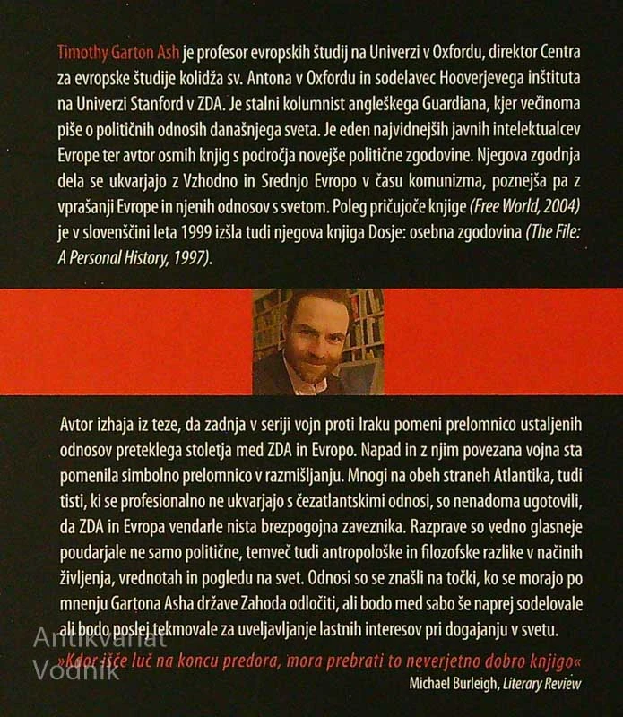 SVOBODNI SVET, Timothy Garton Ash