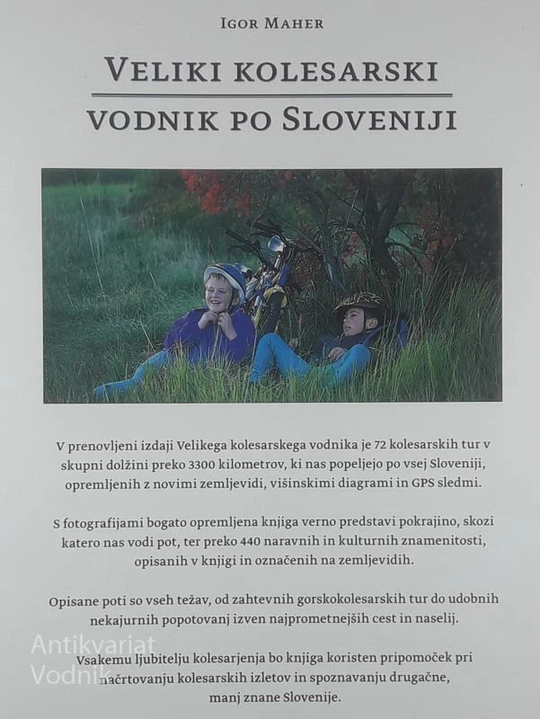 VELIKI KOLESARSKI VODNIK PO SLOVENIJI, Igor Maher
