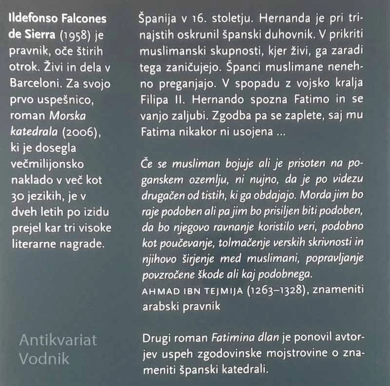 FATIMINA DLAN, Ildefonso Falcones