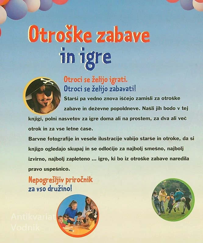 OTROŠKE ZABAVE IN IGRE, Anne Braun
