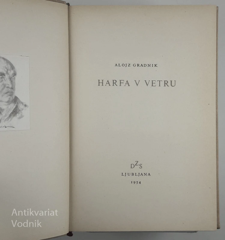 HARFA V VETRU, Alojz Gradnik
