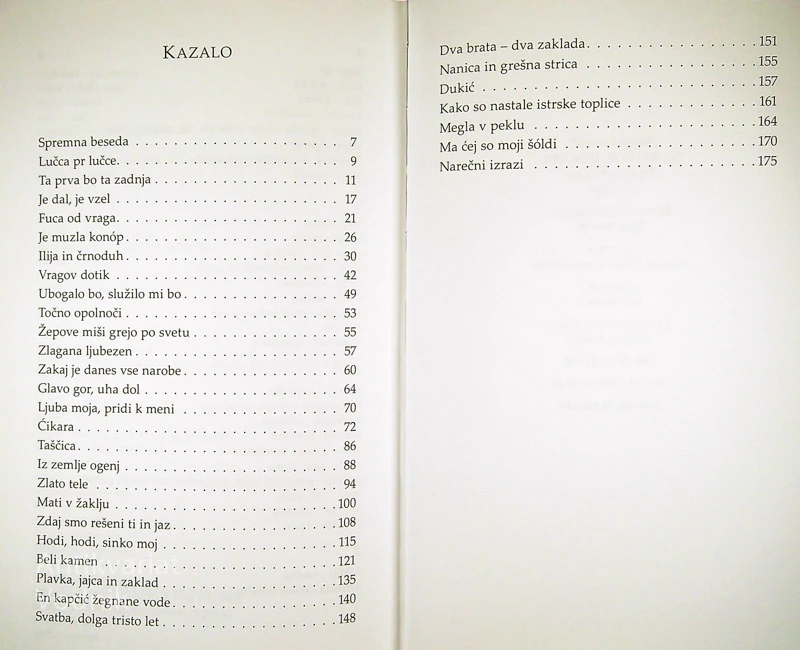 GLAVO GOR, UHA DOL; PRAVLJICE IZ ISTRE, Marjan Tomšič