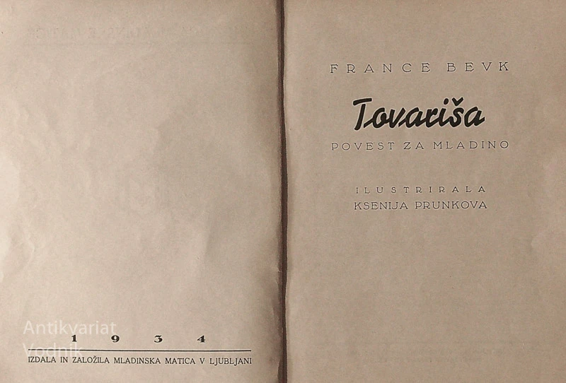 TOVARIŠA, France Bevk