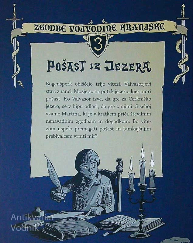 POŠAST IZ JEZERA, Sebastijan Pregelj (ilustriral Jure Engelsberger)
