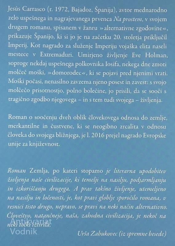 ZEMLJA, PO KATERI STOPAMO, Jesus Carrasco