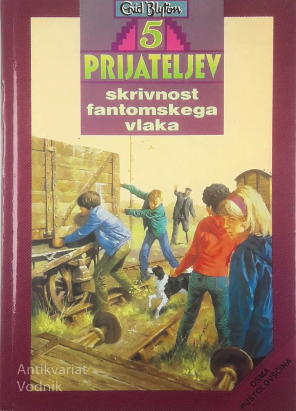 5 PRIJATELJEV; SKRIVNOST FANTOMSKEGA VLAKA, Enid Blyton