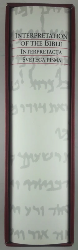 INTERPRETACIJA SVETEGA PISMA / INTERPRETATION OF THE BIBLE