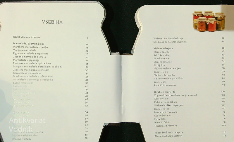 MARMELADE IN VLOŽENE DOBROTE; 50 preprostih receptov, M. Grazia, M. Villa